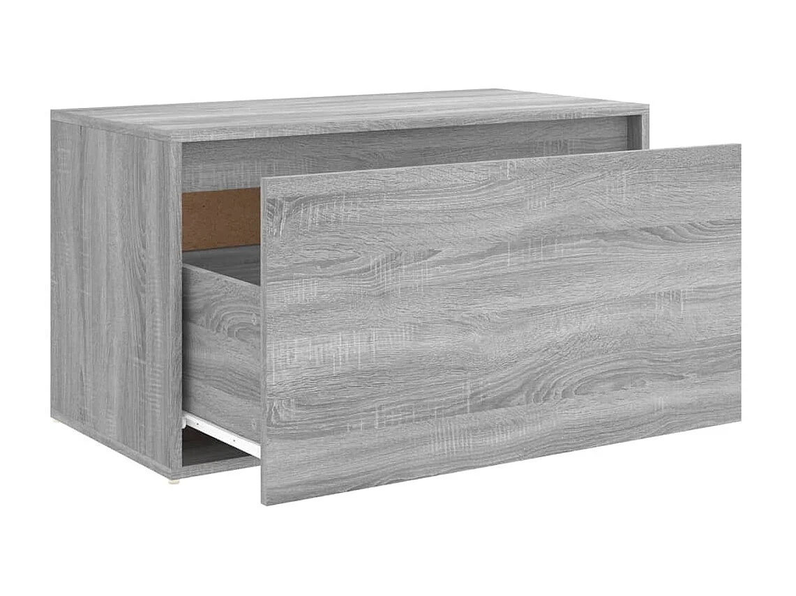 Banc d'entrée 80x40x45 Sonoma gris Bois d'ingénierie