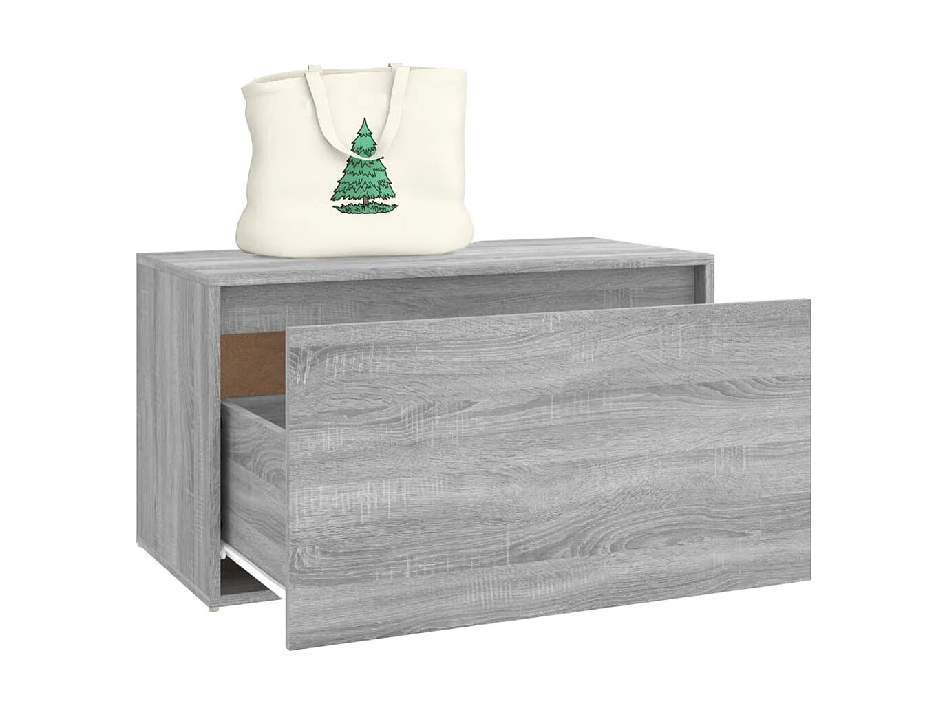 Banc d'entrée 80x40x45 Sonoma gris Bois d'ingénierie