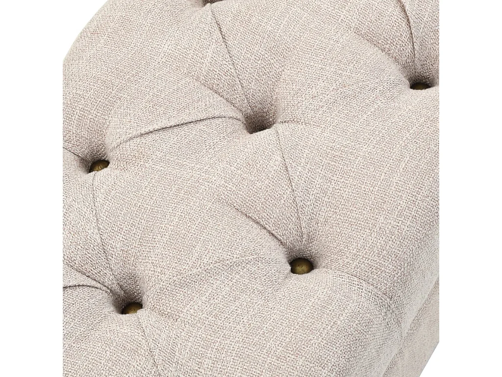 Banc de rangement Bois massif et acier 111 x 34x37