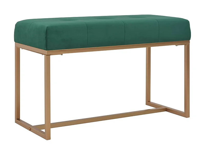 Banc 80cm Vert Velours