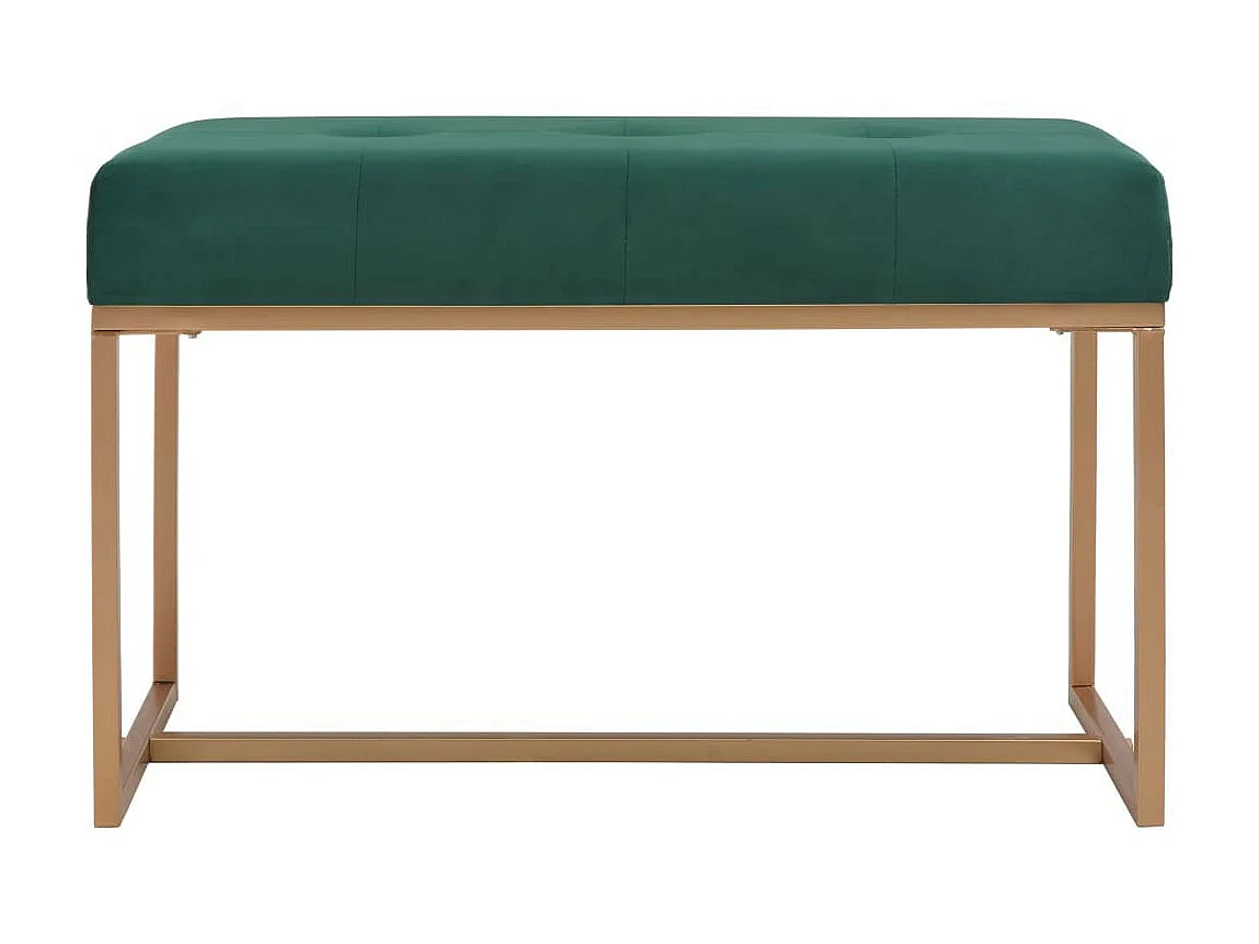 Banc 80cm Vert Velours