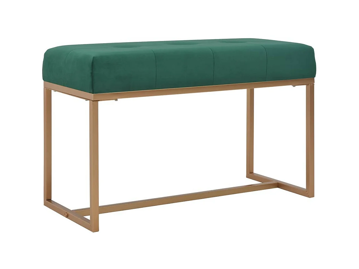Banc 80cm Vert Velours