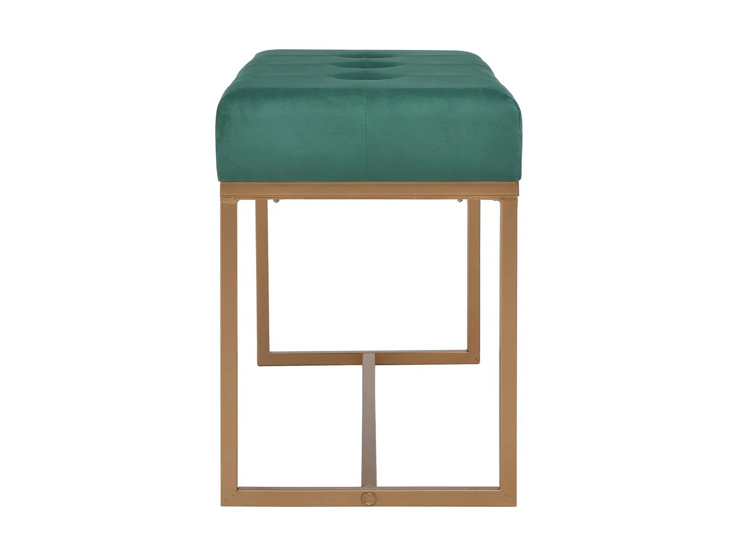Banc 80cm Vert Velours