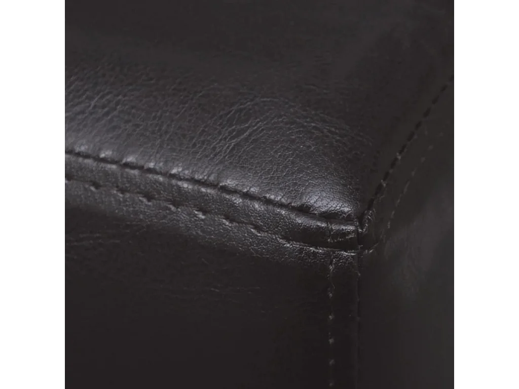 Banc 139,5cm Marron foncé Similicuir