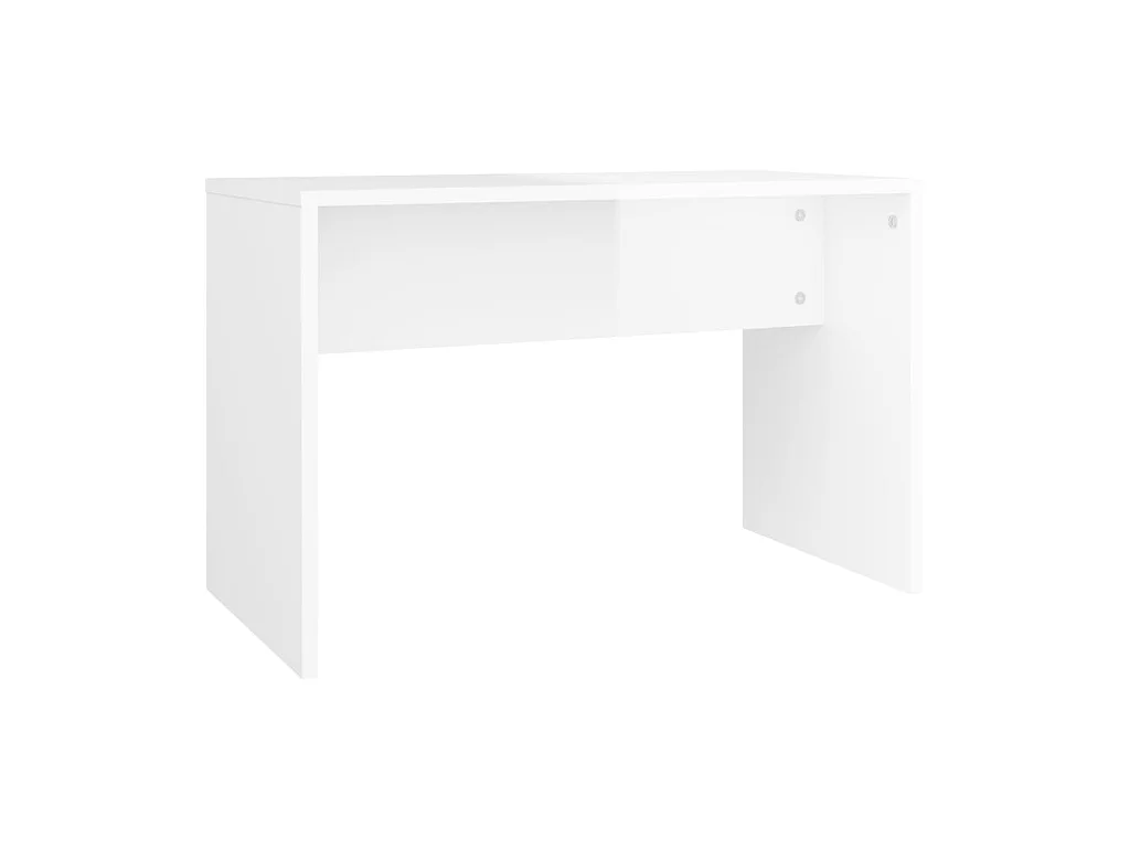 Tabouret de toilette Blanc brillant70x35x45 Bois d'ingénierie