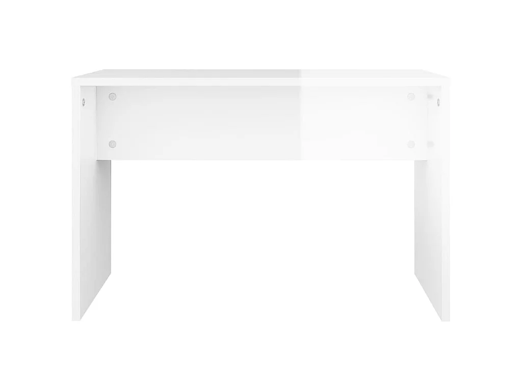 Tabouret de toilette Blanc brillant70x35x45 Bois d'ingénierie