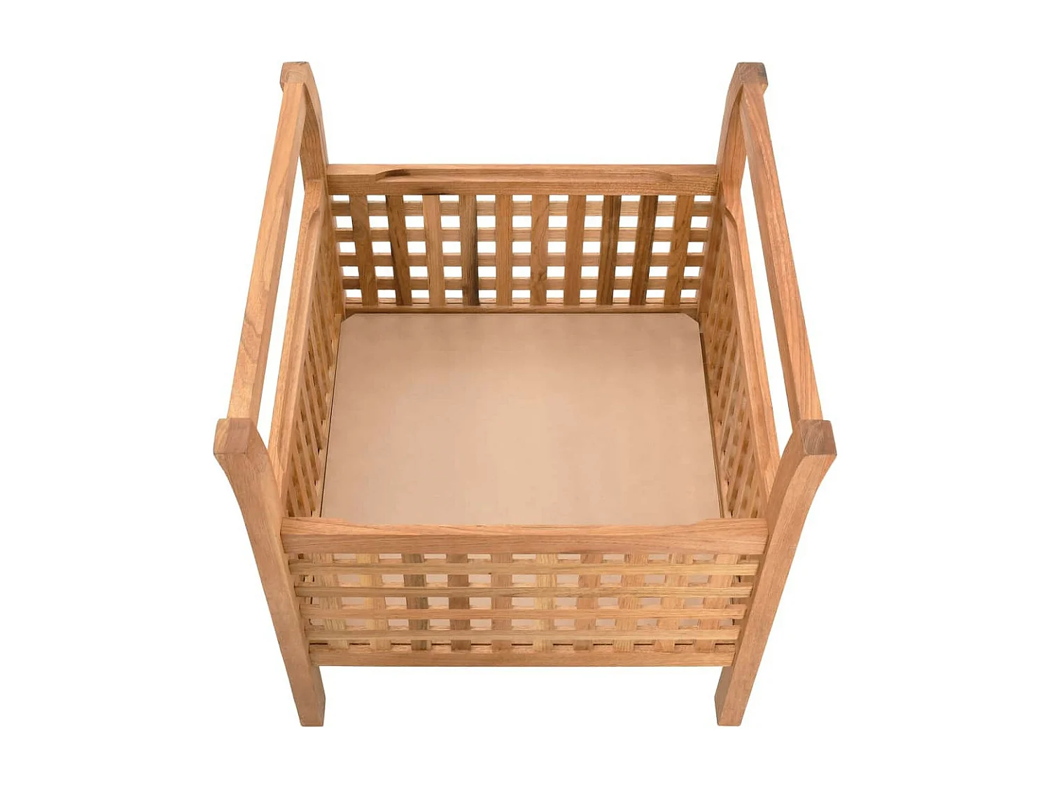 Banc de rangement 49x48x49 Bois de noyer massif