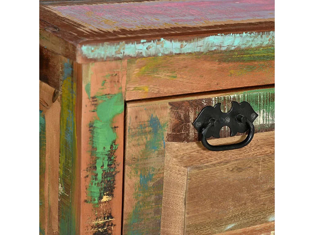 Banc de rangement de chaussures Bois de récupération