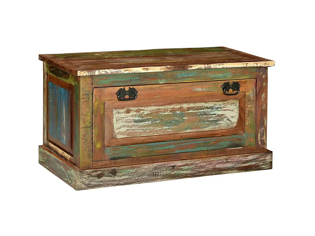 Banc de rangement de chaussures Bois de récupération