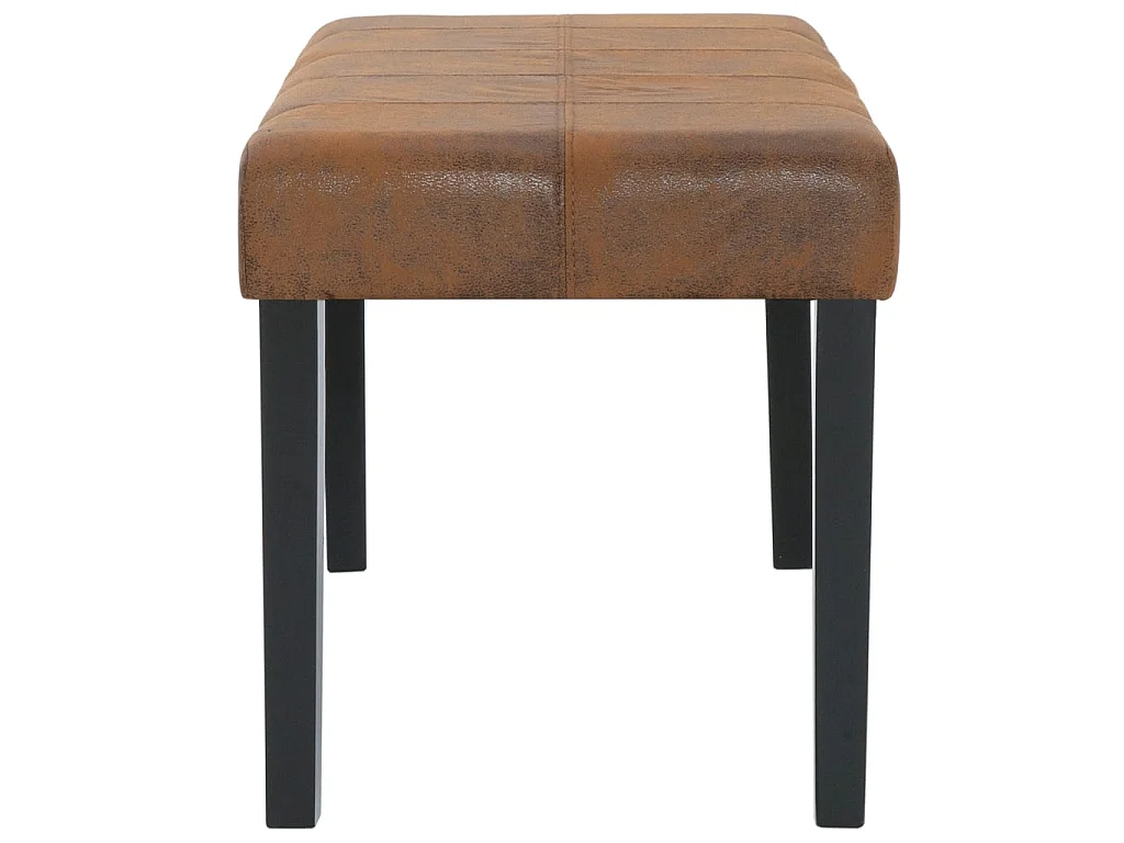 Banc 106cm Marron Similicuir daim Rozy