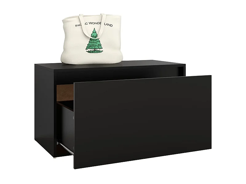 Banc d'entrée 80x40x45 Noir