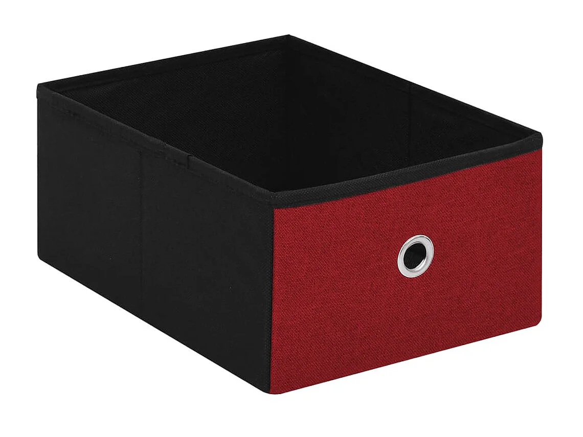 Banc de rangement pliable Bordeaux 76x38x38 Faux lin