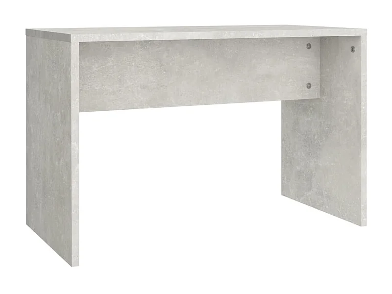 Tabouret de toilette Gris béton 70x35x45 Bois d'ingénierie