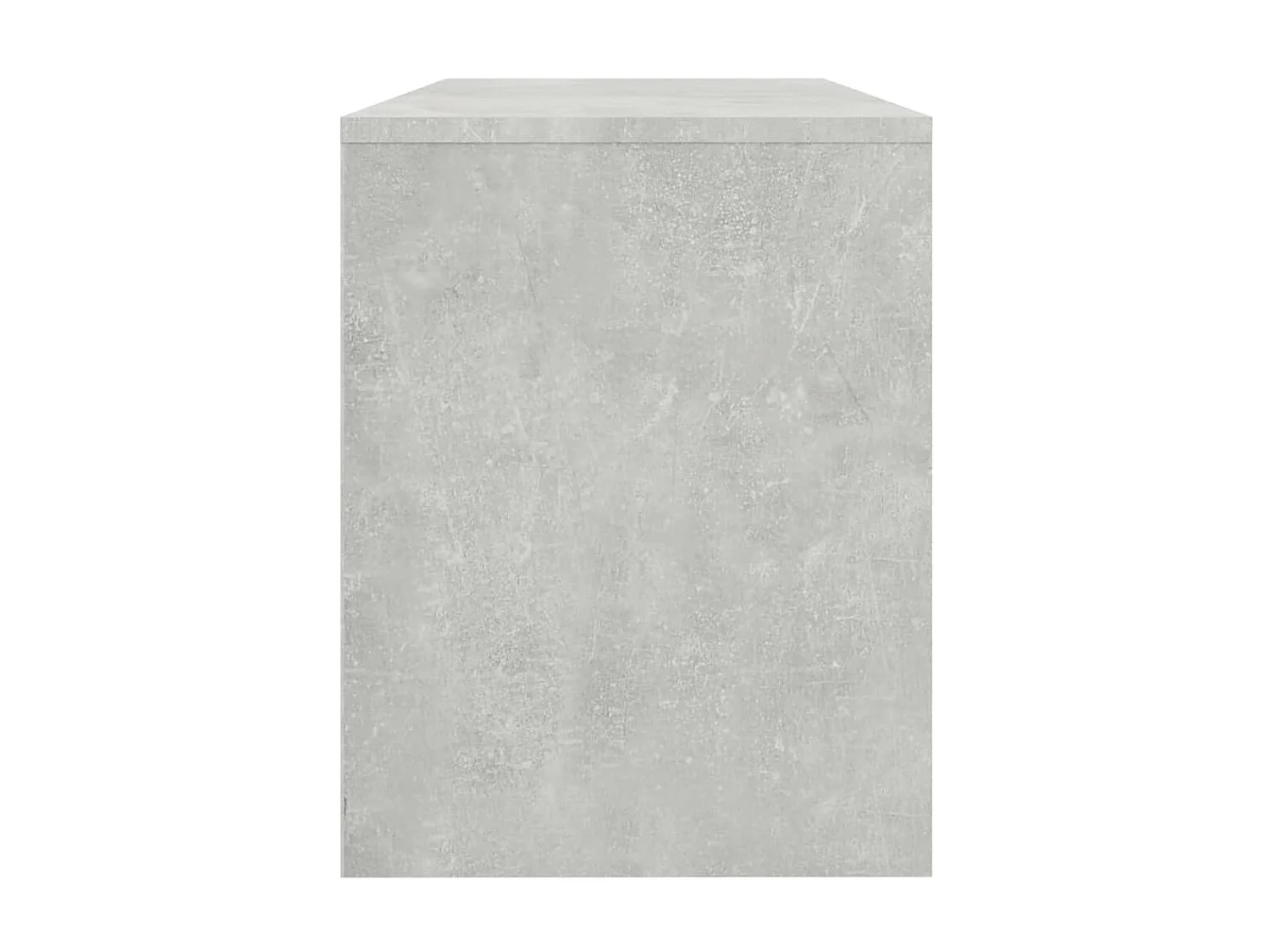 Tabouret de toilette Gris béton 70x35x45 Bois d'ingénierie