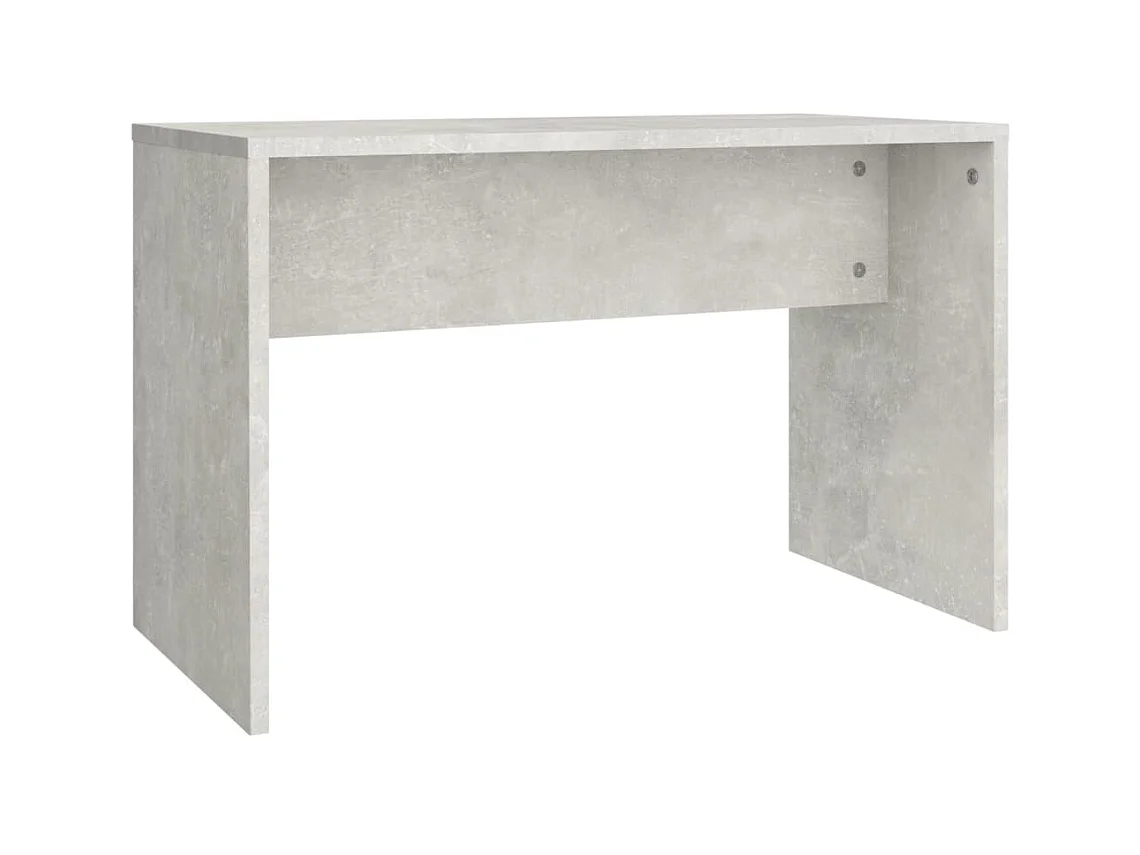 Tabouret de toilette Gris béton 70x35x45 Bois d'ingénierie