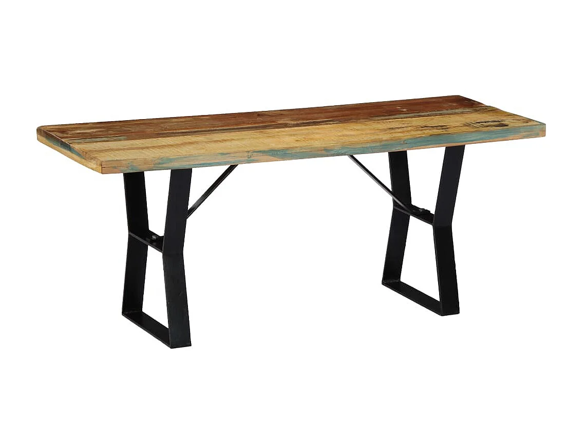 Banc 110cm Bois de récupération massif