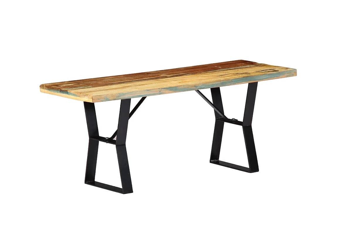 Banc 110cm Bois de récupération massif