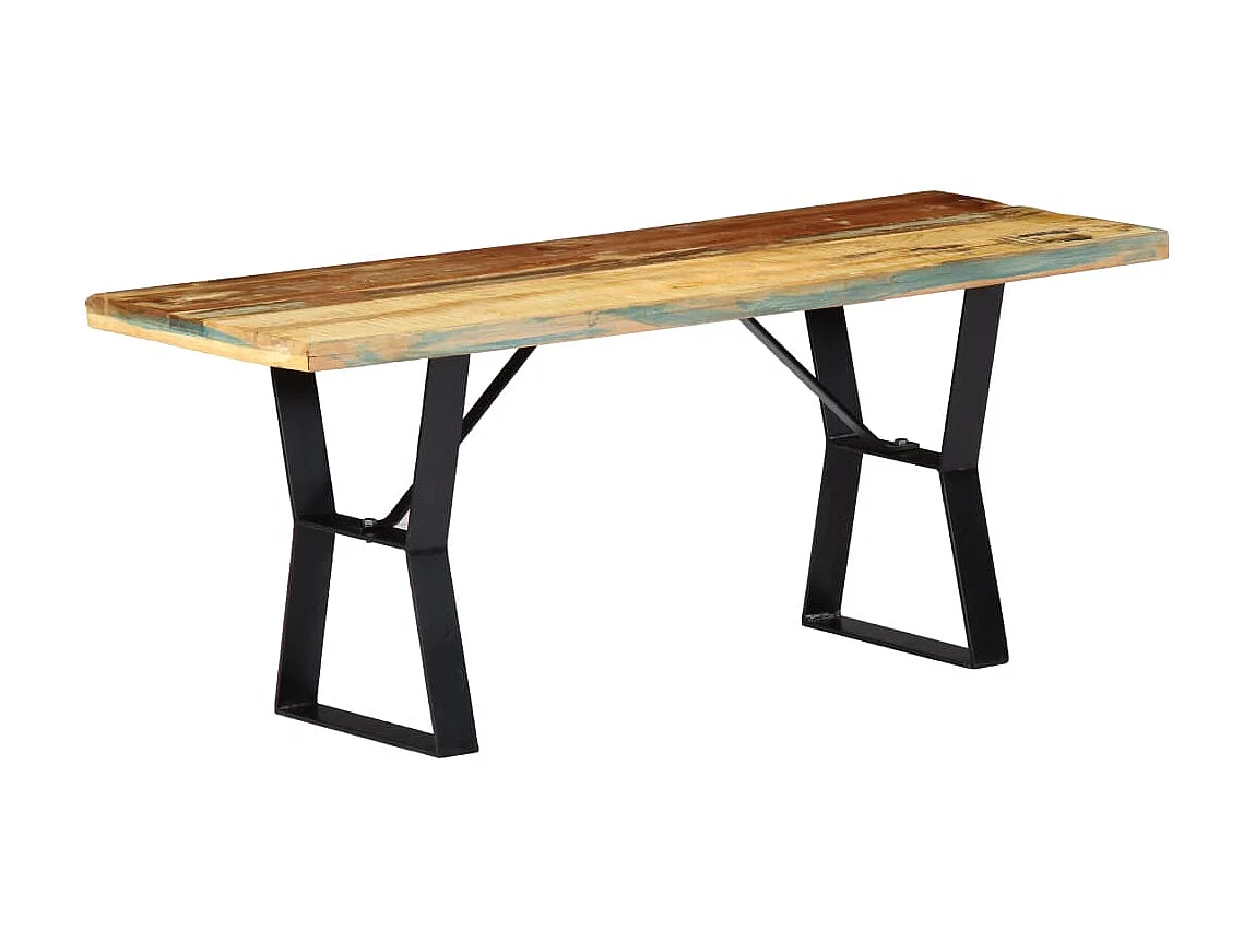 Banc 110cm Bois de récupération massif