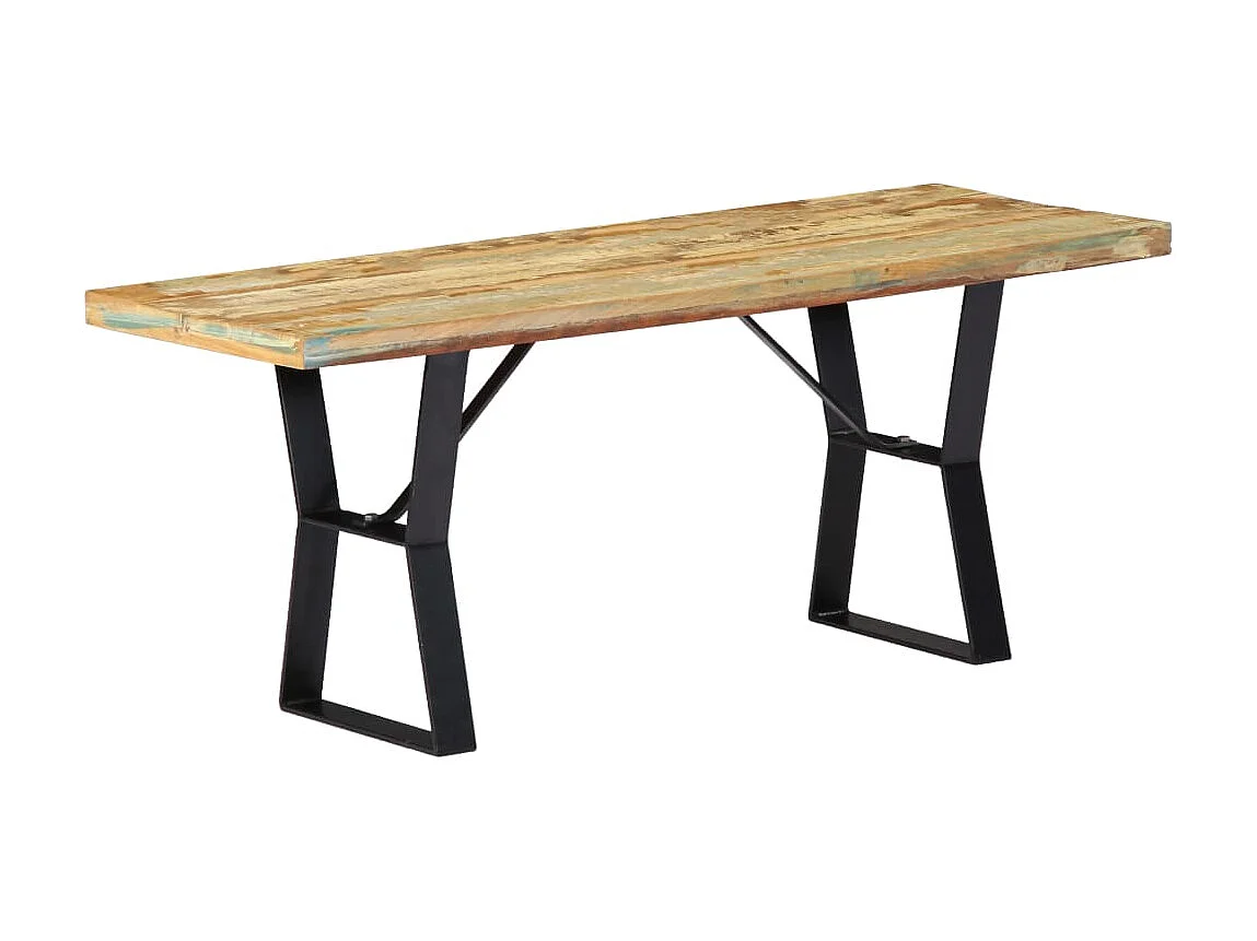 Banc 110cm Bois de récupération massif