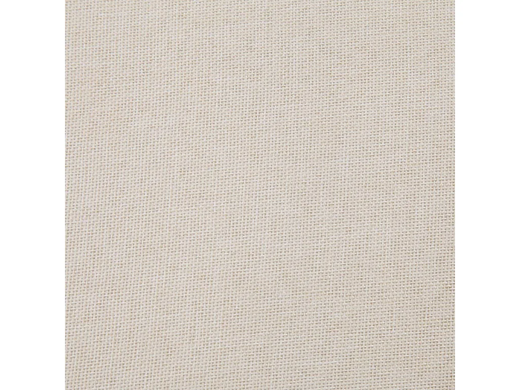 Banc avec compartiment de rangement 116cm Crème Polyester