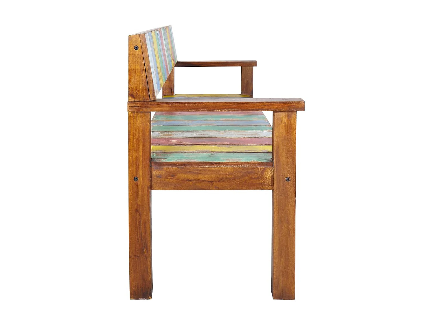 Banc 115cm Bois de récupération massif