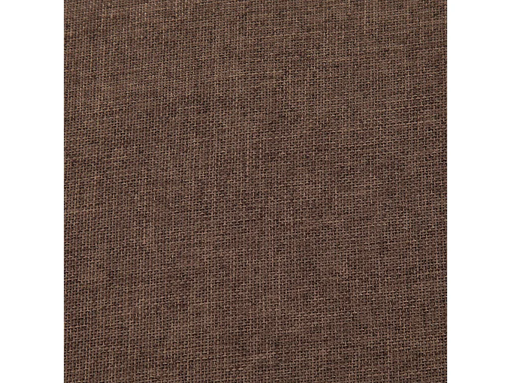 Banc avec compartiment de rangement 116cm Marron Polyester