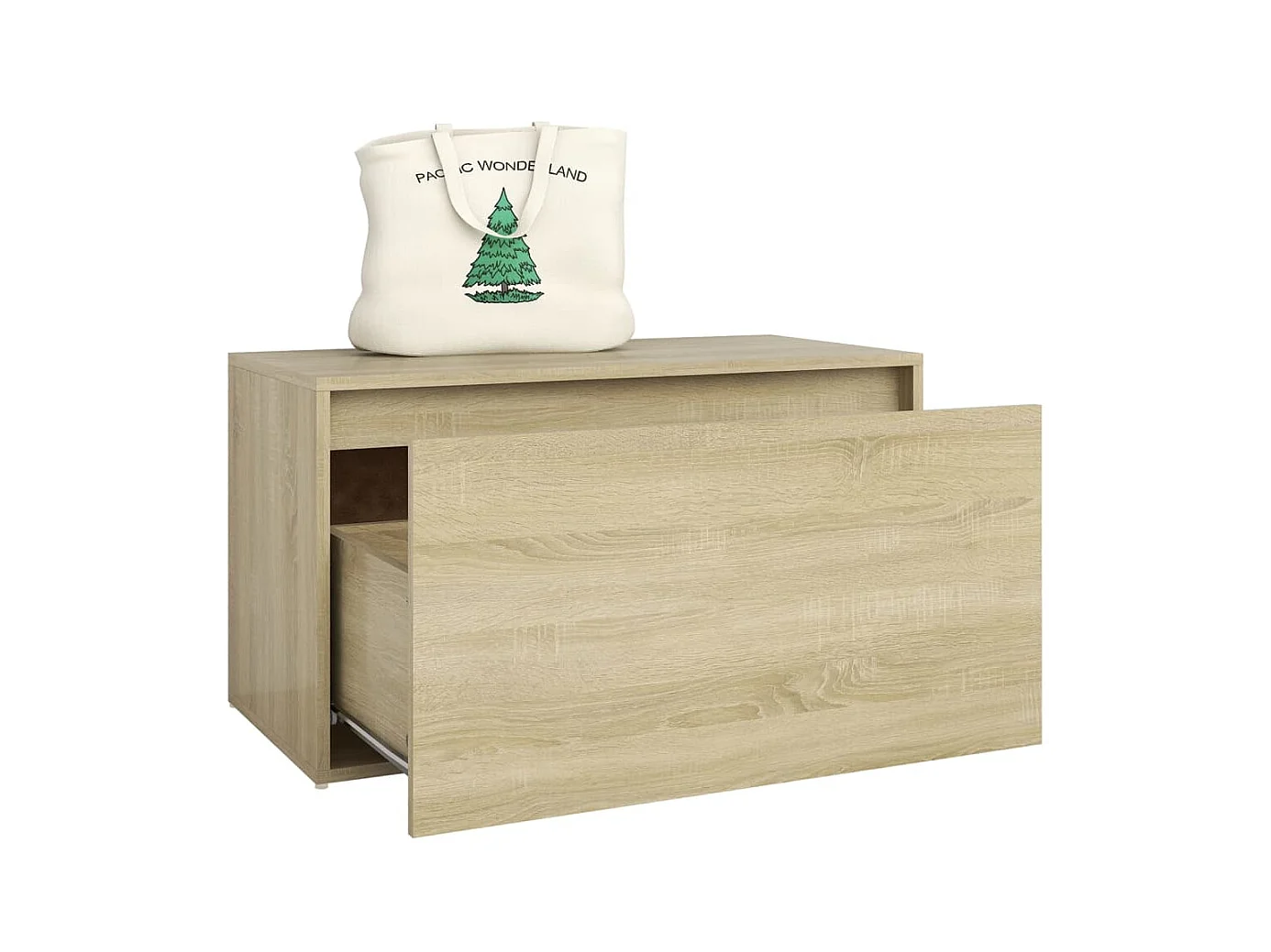 Banc d'entrée 80x40x45 Chêne sonoma