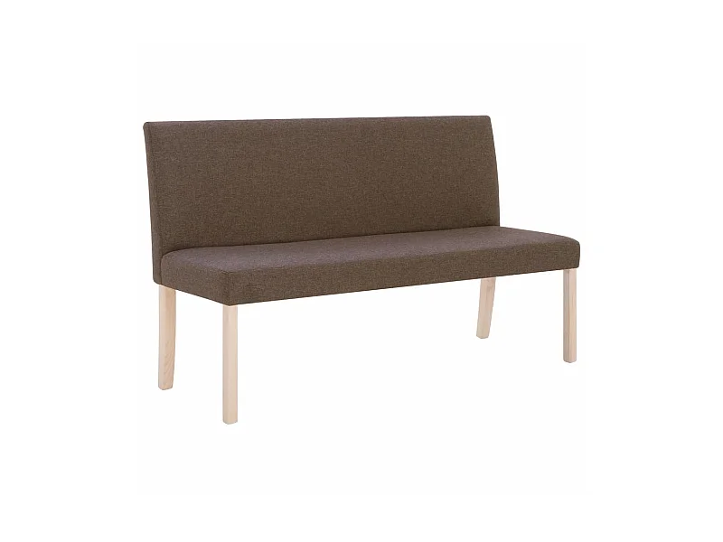 Banc 139,5cm Marron Polyester Riza