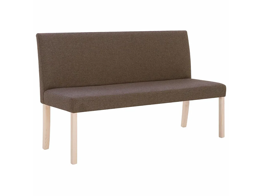 Banc 139,5cm Marron Polyester Riza