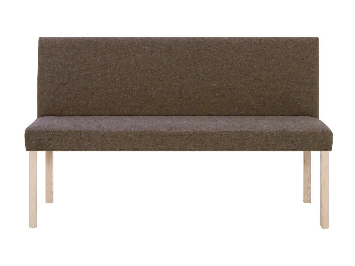 Banc 139,5cm Marron Polyester Riza