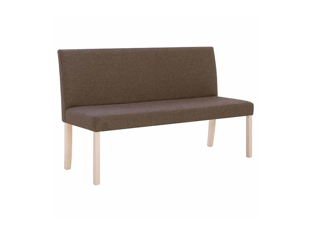 Banc 139,5cm Marron Polyester Riza