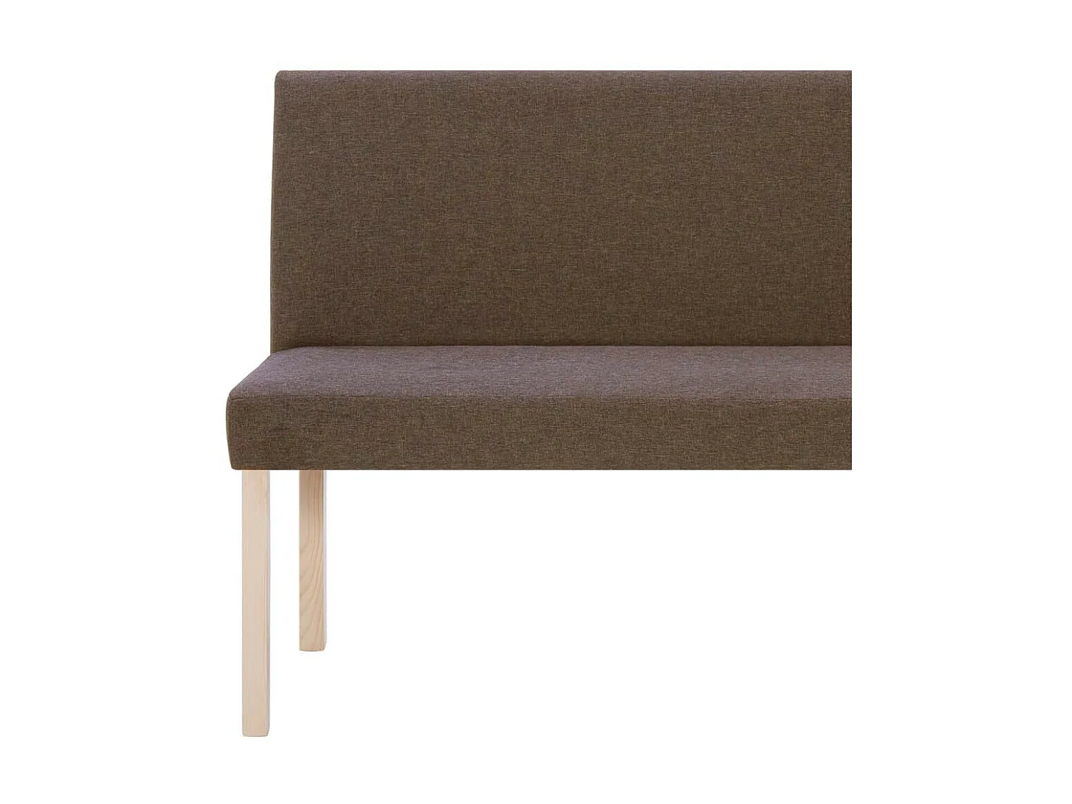 Banc 139,5cm Marron Polyester Riza