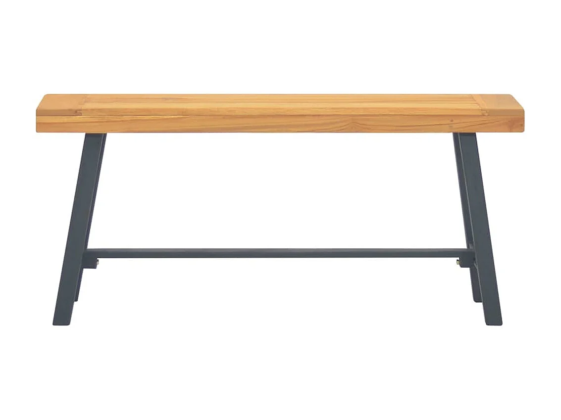 Banc 110cm Bois massif de teck