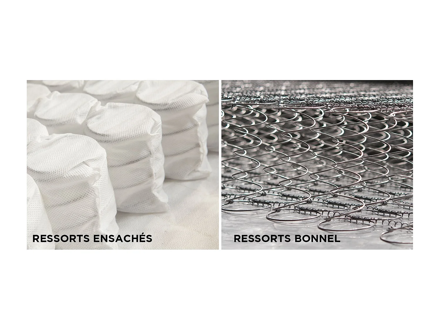 Lit continental tissu beige clair Balore-Couchage 180x200 cm