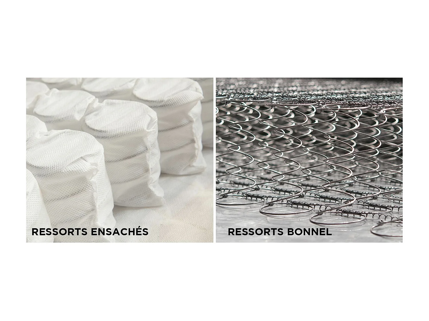 Lit continental tissu gris foncé Balore-Couchage 160x200 cm