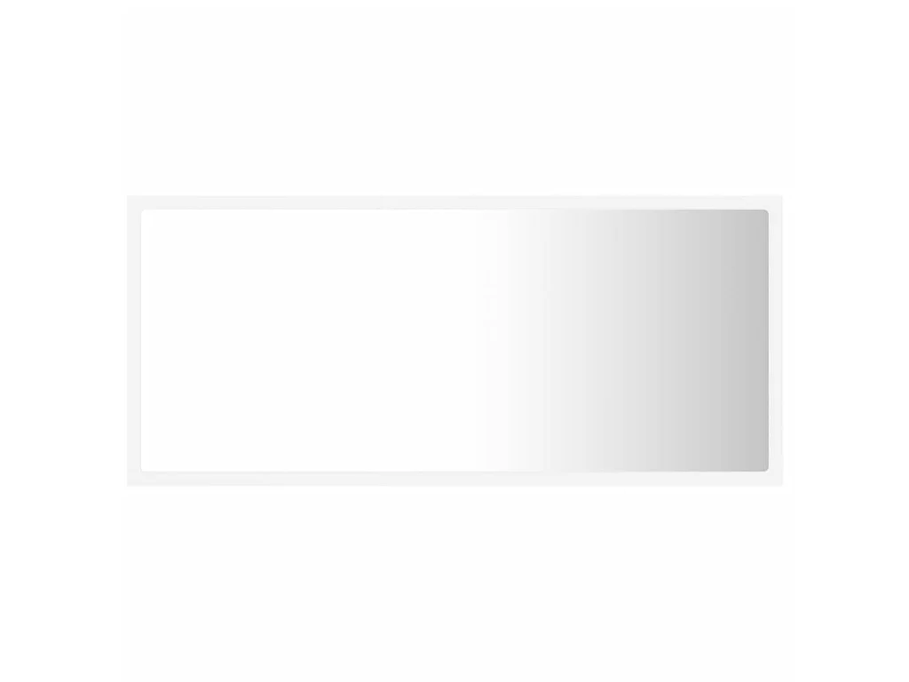 Miroir à LED de salle de bain Blanc 90x8,5x37