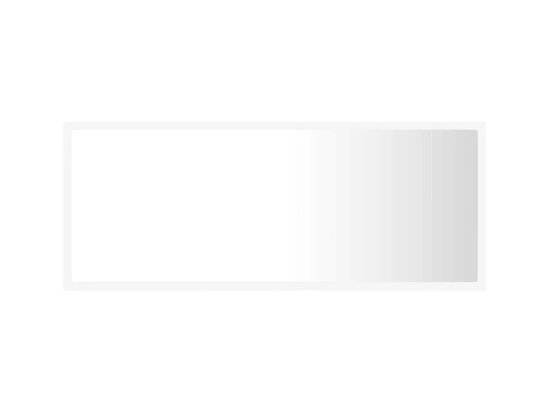 Miroir à LED de salle de bain Blanc 100x8,5x37