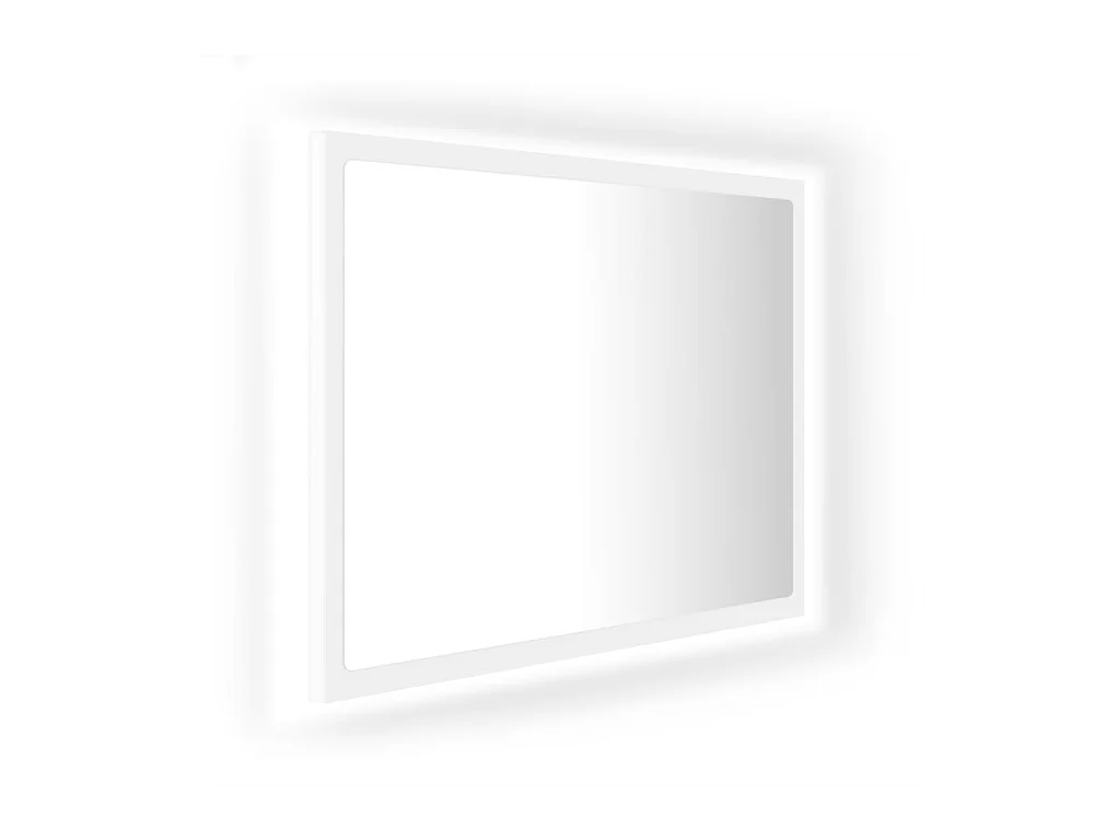 Miroir à LED de salle de bain Blanc 60x8,5x37