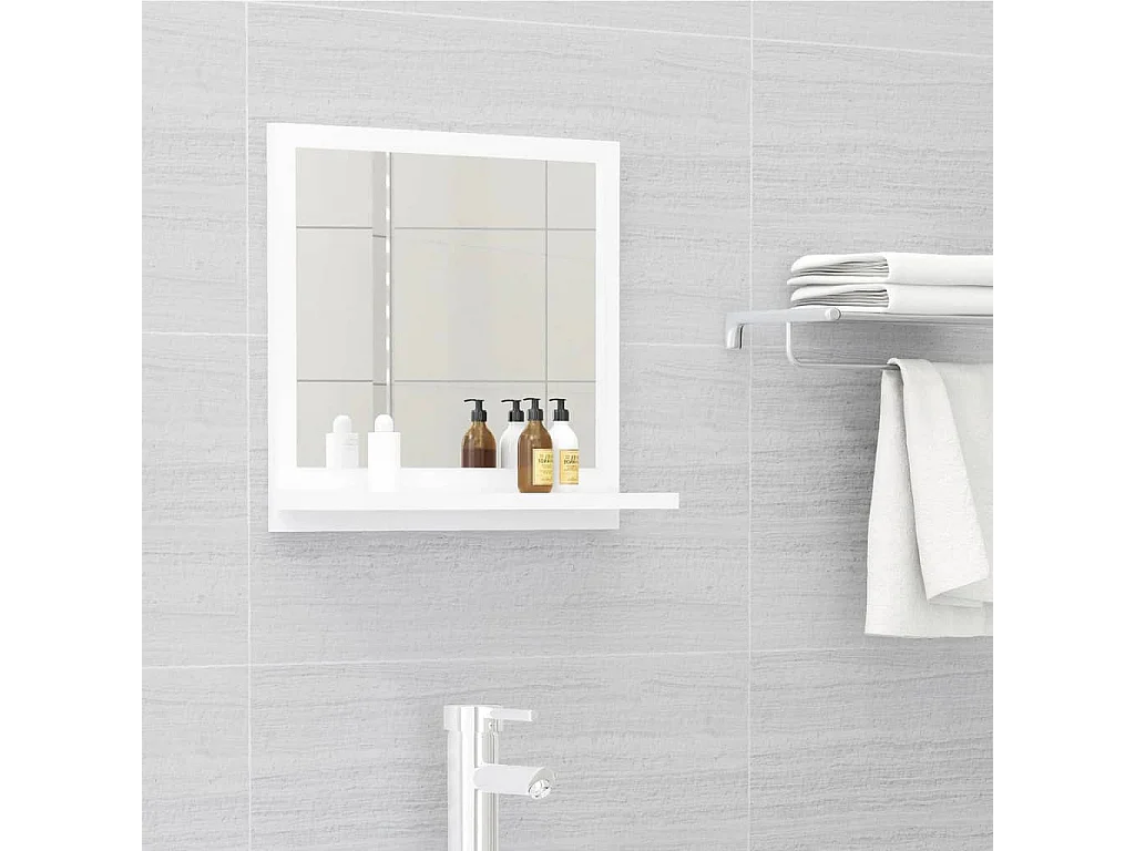 Miroir de salle de bain Blanc 40x10,5x37