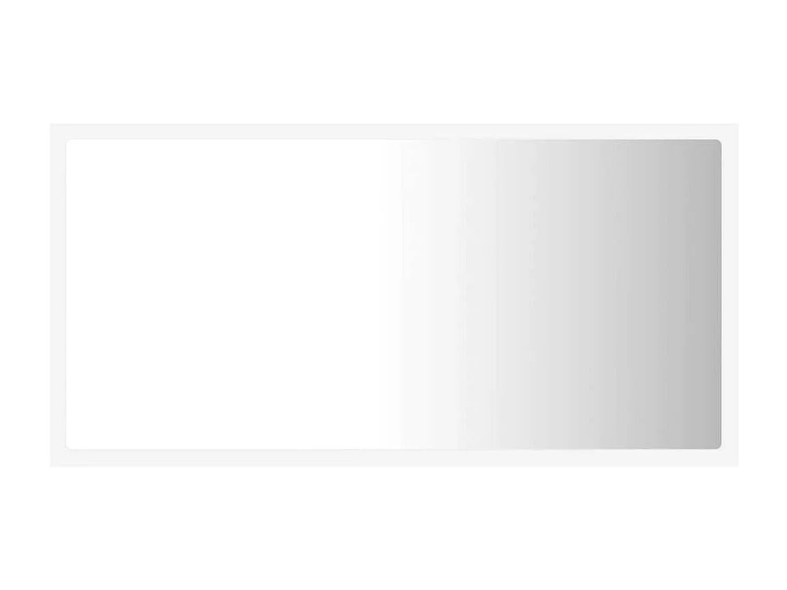 Miroir à LED de salle de bain Blanc 80x8,5x37