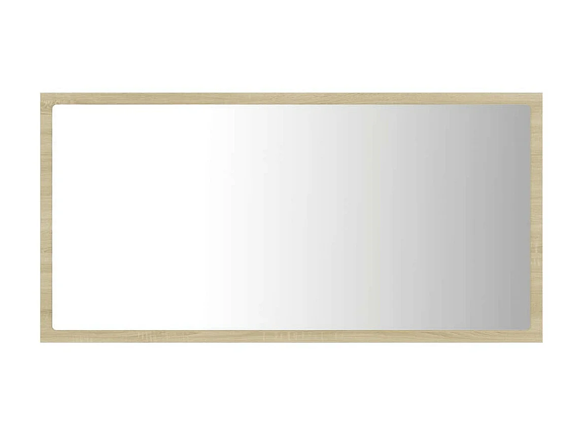 Miroir LED de salle de bain Chêne sonoma 80x8,5x37