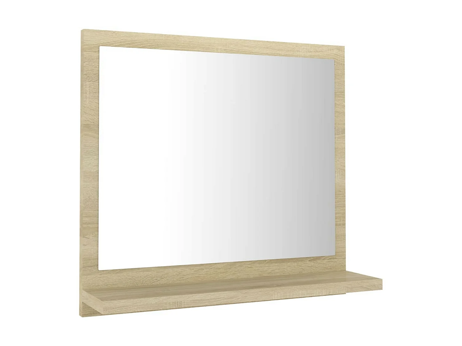 Miroir de salle de bain Blanc et chêne sonoma 40x10,5x37 2