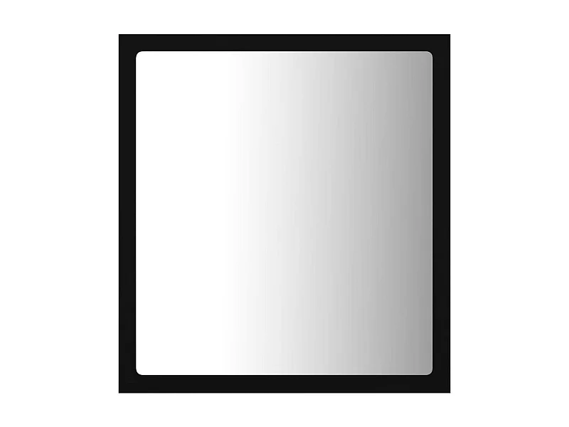 Miroir à LED de salle de bain Noir 40x8,5x37