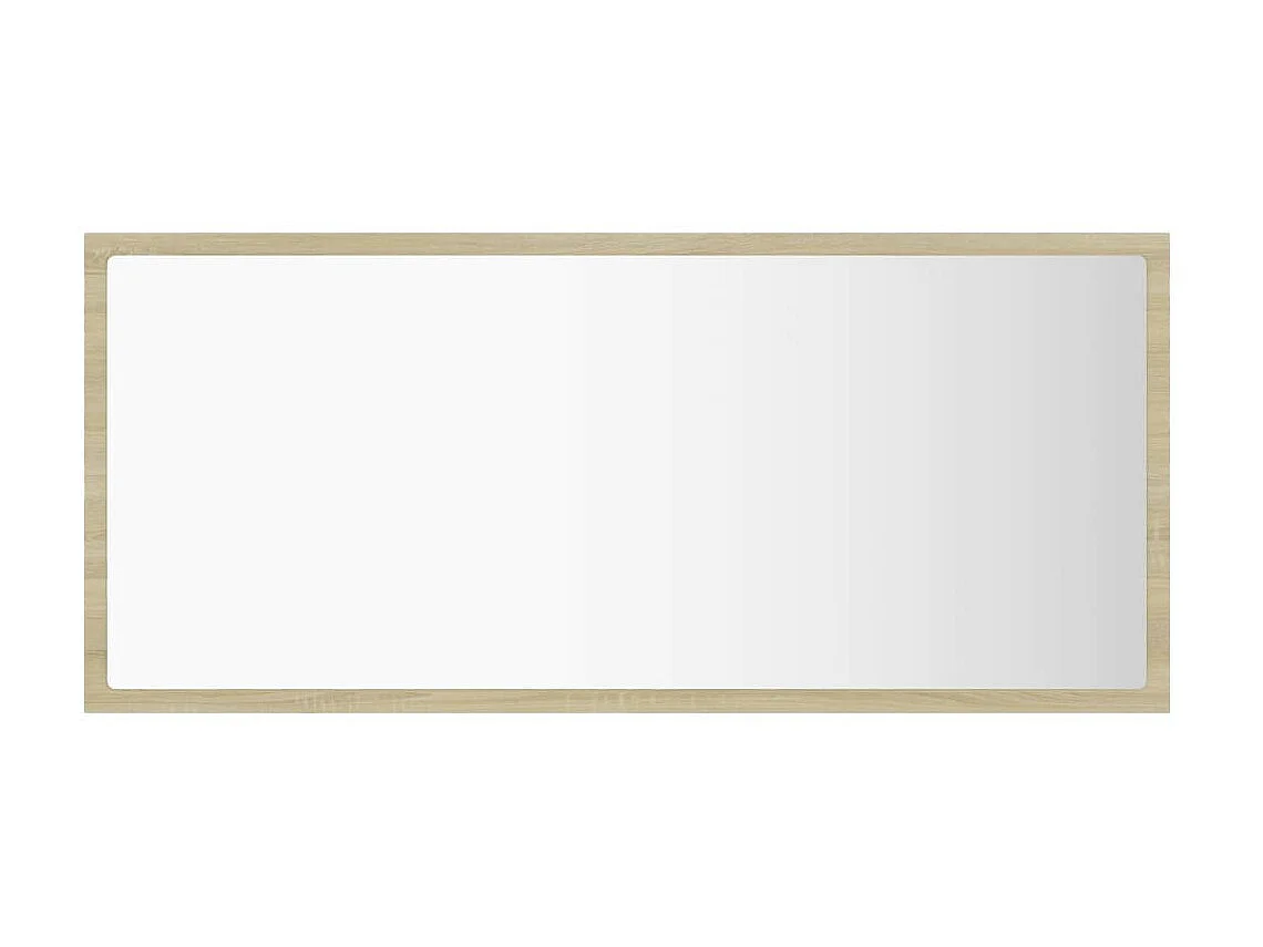 Miroir LED de salle de bain Chêne sonoma 90x8,5x37