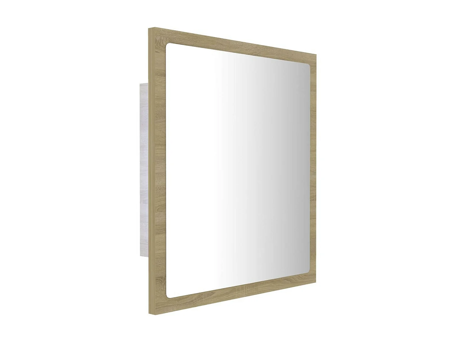 Miroir LED de salle de bain Chêne sonoma 40x8,5x37