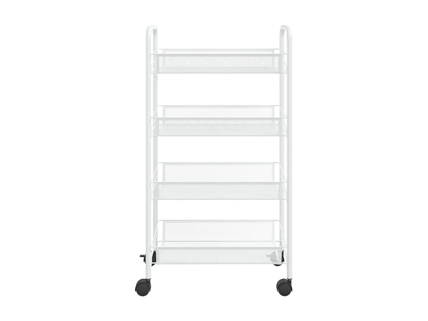 Chariot de cuisine à 4 niveaux 46x26x85 Fer