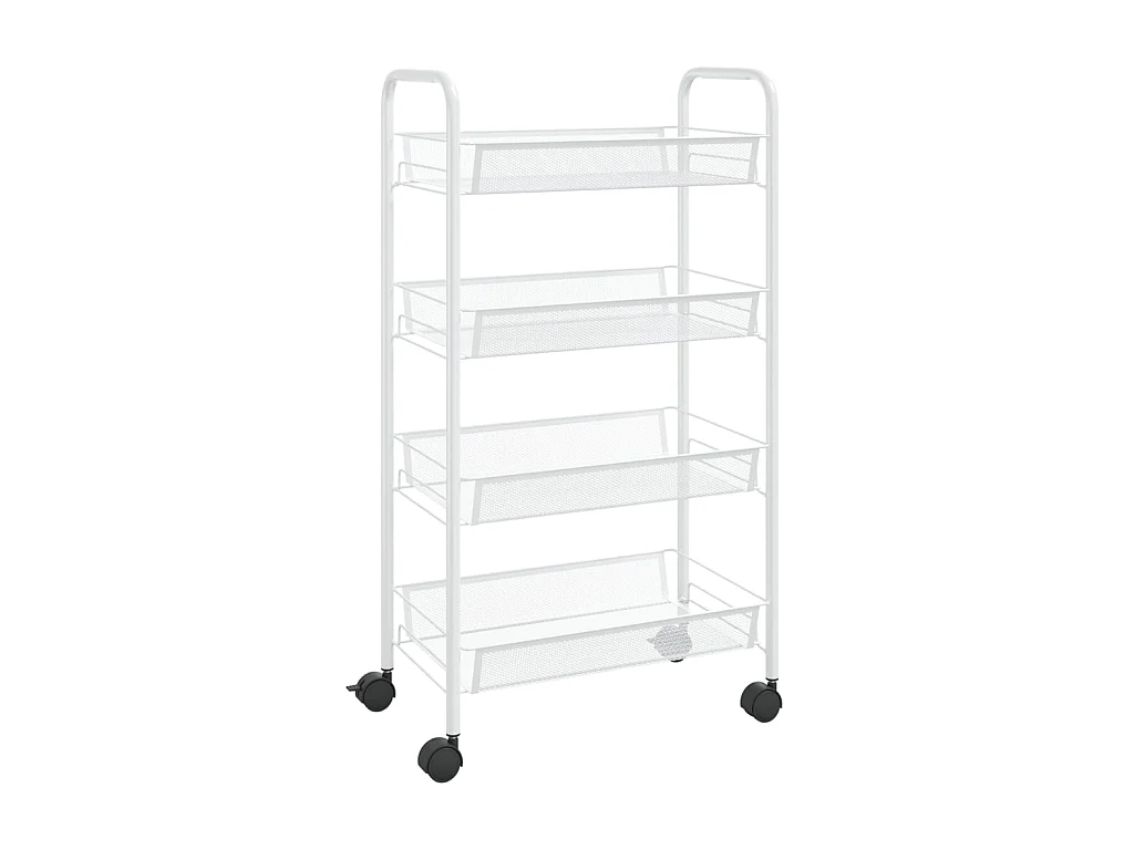 Chariot de cuisine à 4 niveaux 46x26x85 Fer