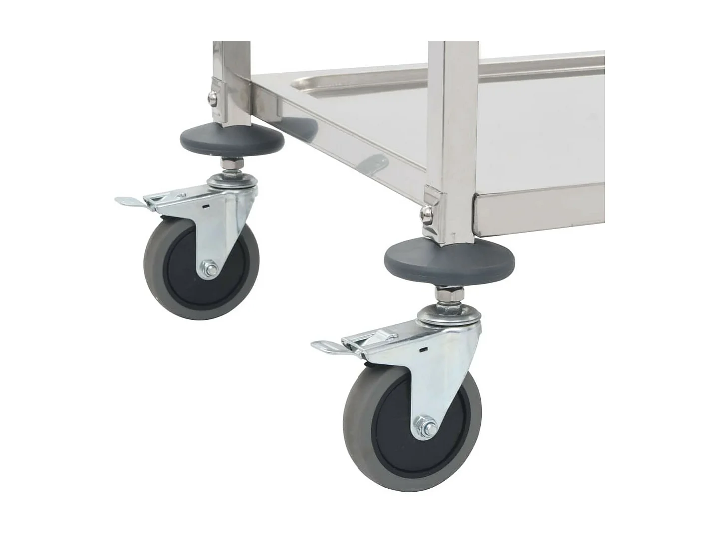 Chariot de cuisine à 3 niveaux 107x55x90 Acier inoxydable