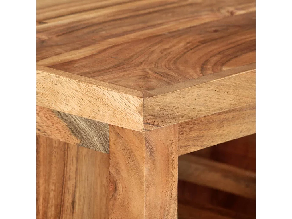 Chariot de cuisine 80x45x91 Bois d'acacia massif