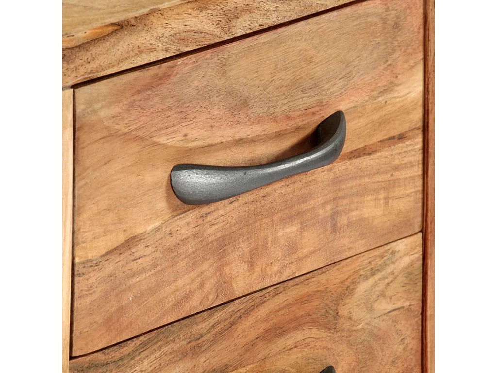 Chariot de cuisine 80x45x91 Bois d'acacia massif
